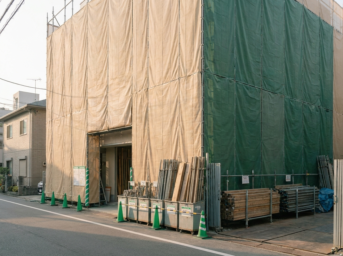 現場での安全管理のイメージ（仮素材）